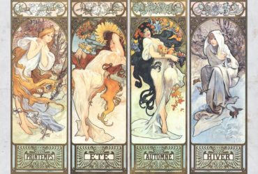 Les-Saisons by Alphonse Mucha