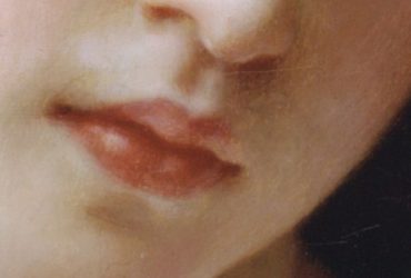 William-Adolphe Bouguereau, Head of a Young Girl (detail)